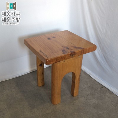 목재 테이블 600x600 -4EA